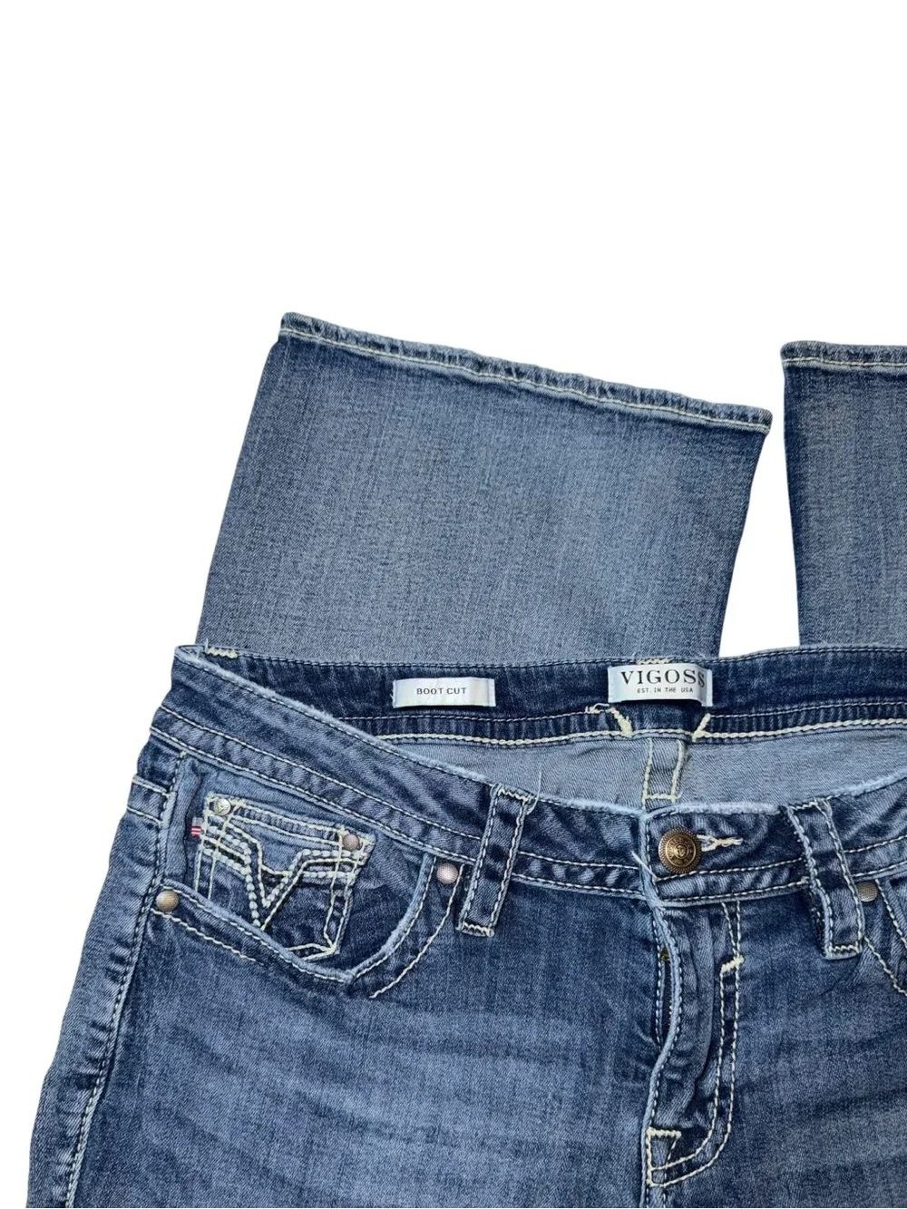 Vigoss Light Blue Bootcut Jeans - Light Blue